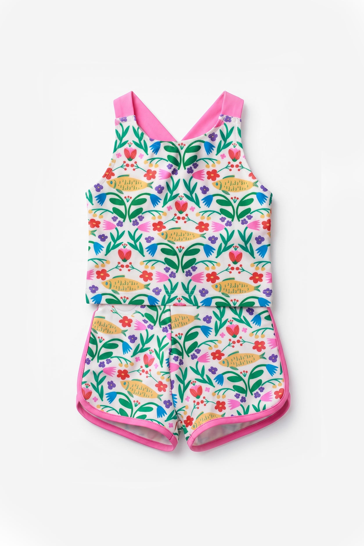 Shell Yeah Swim Tankini and Shorts Set
