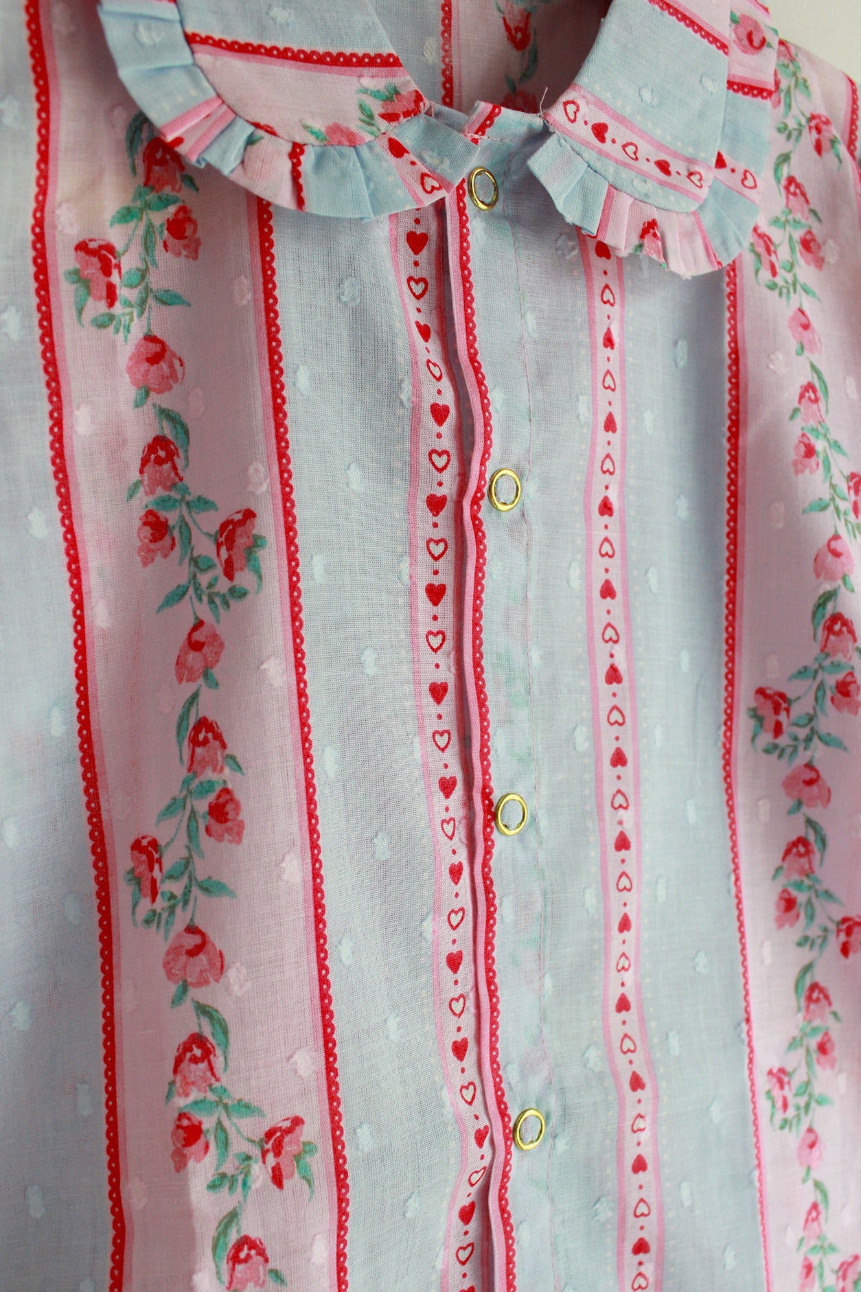The Botanical Estate Frill Shirt With Jammies