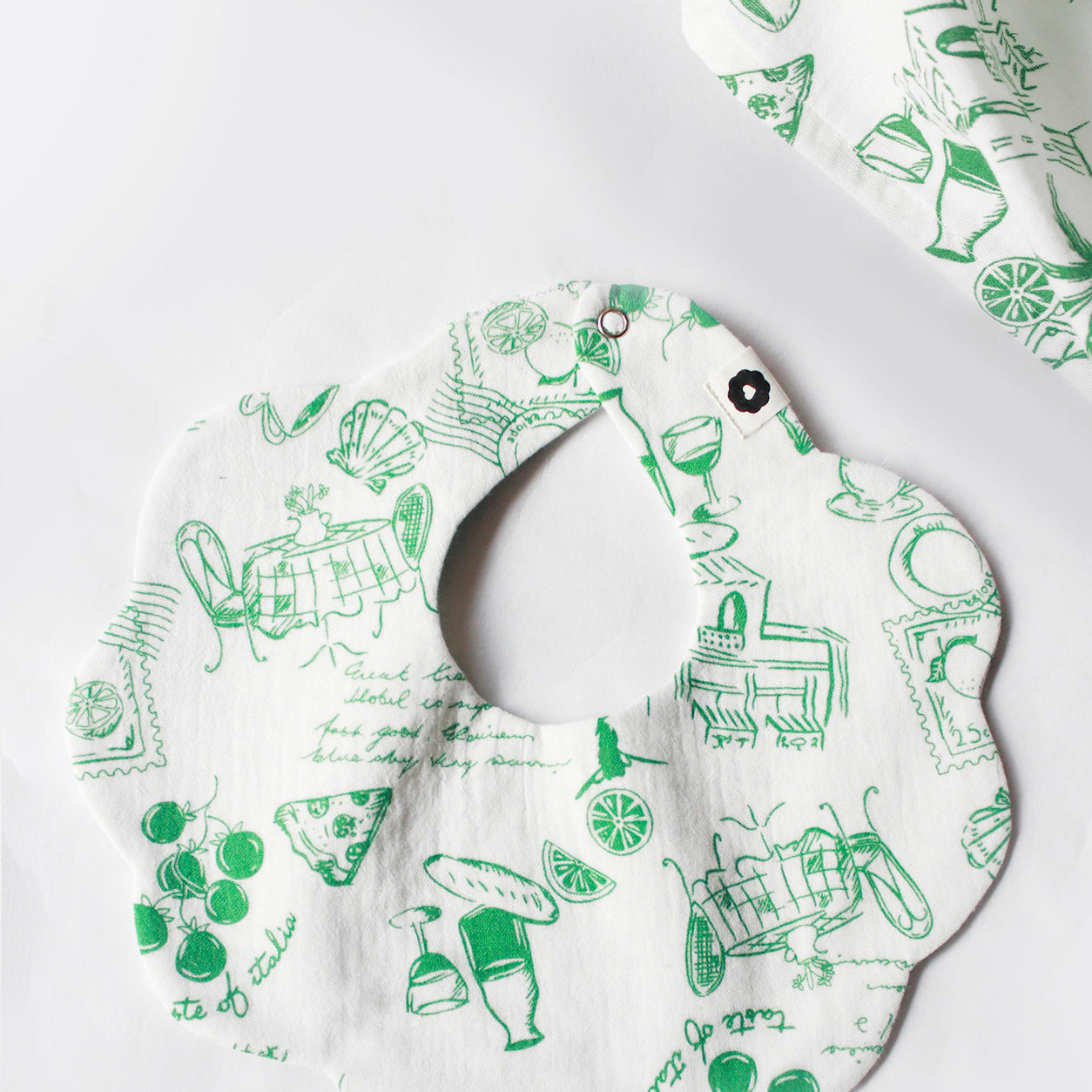 Vacay Baby Bib & Muslin Swaddle Set