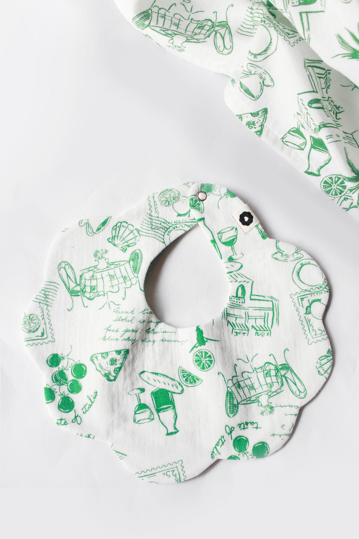 Vacay Baby Bib & Muslin Swaddle Set
