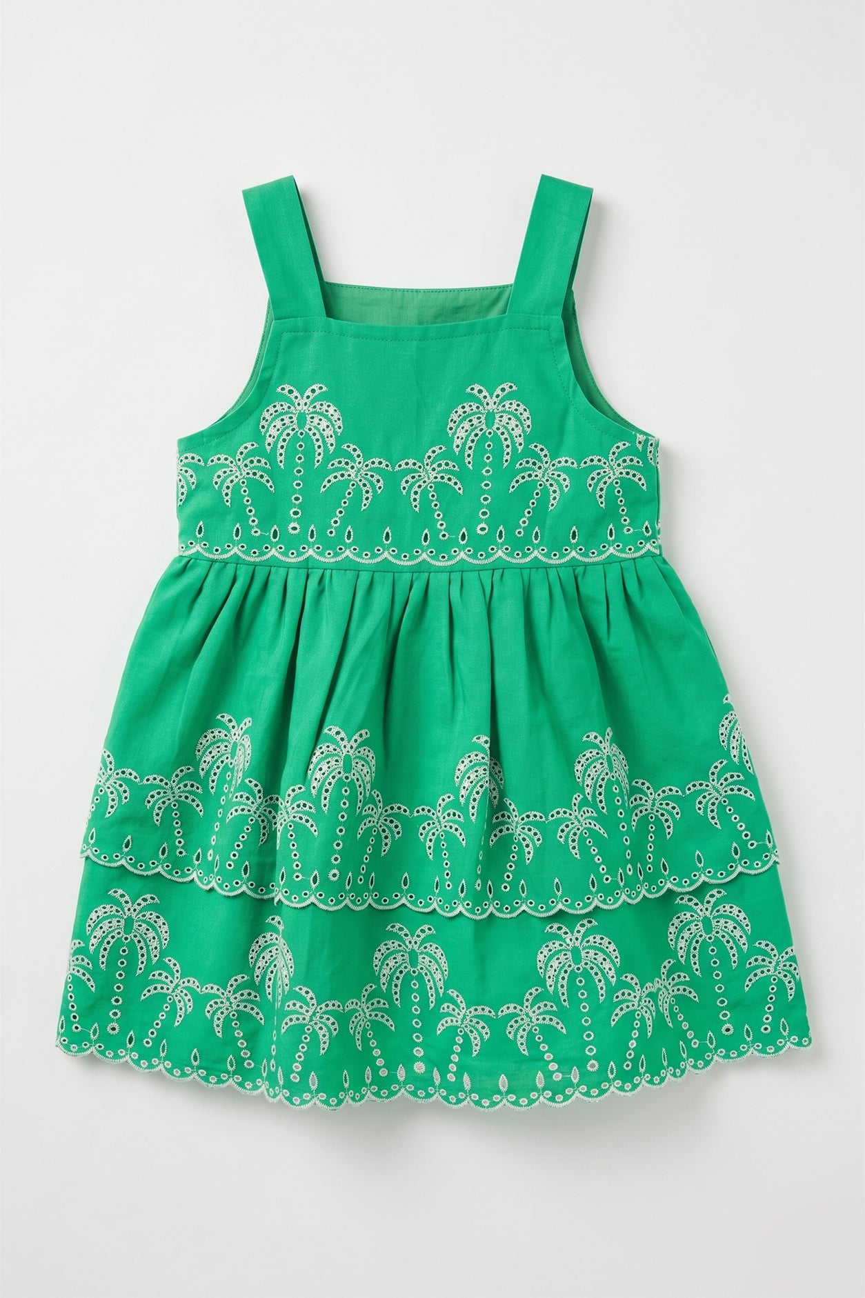 The Oasis Tiered Broderie Anglaise Dress
