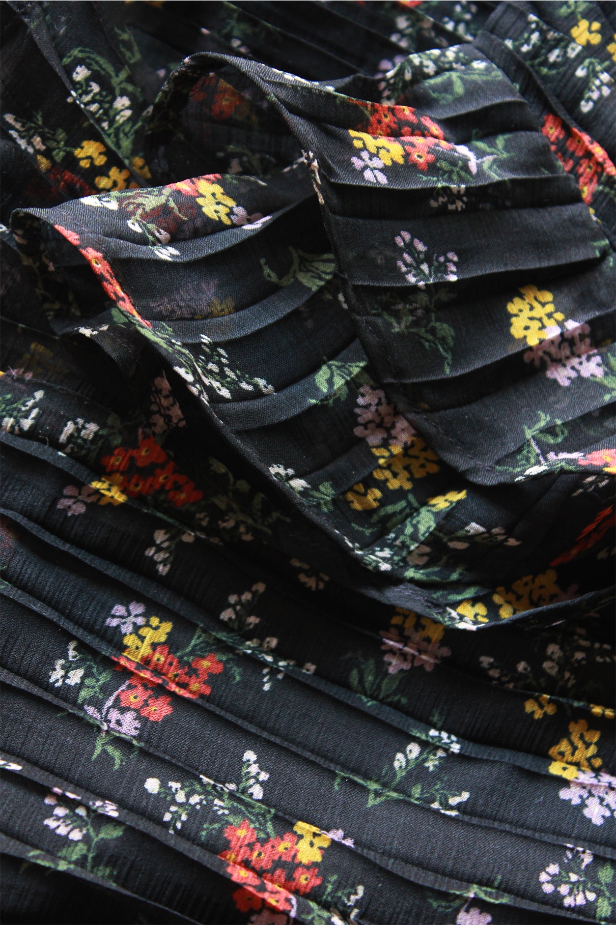 DRESS with colorful floral pattern