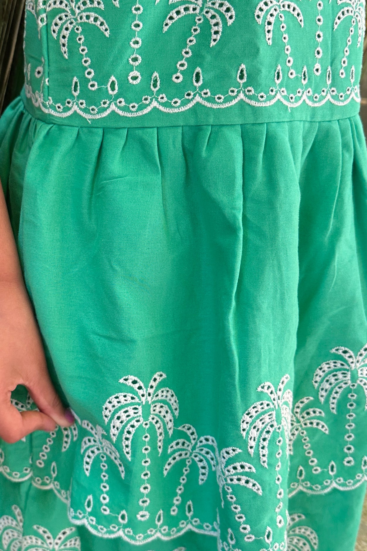 The Oasis Tiered Broderie Anglaise Dress