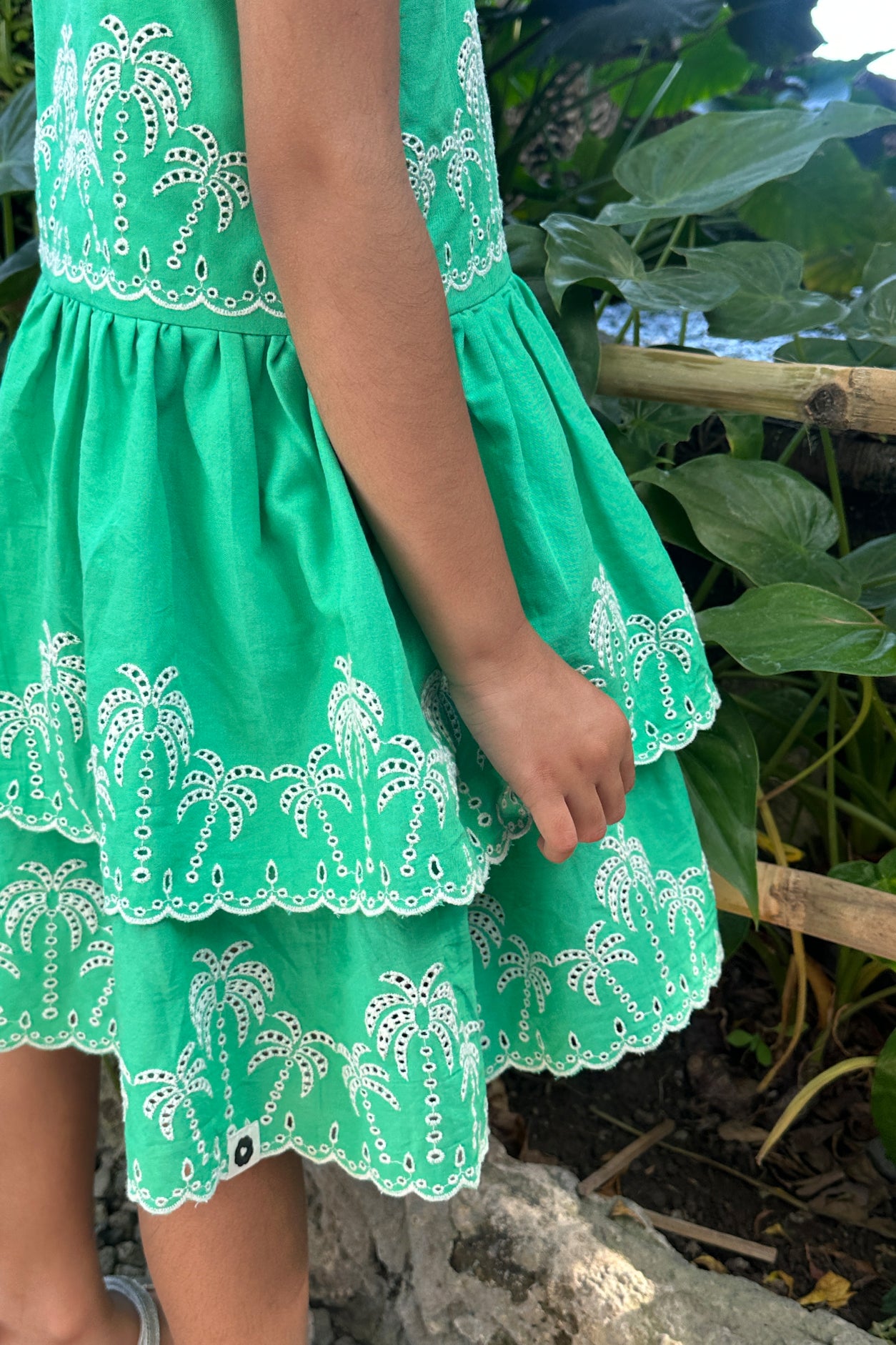 The Oasis Tiered Broderie Anglaise Dress