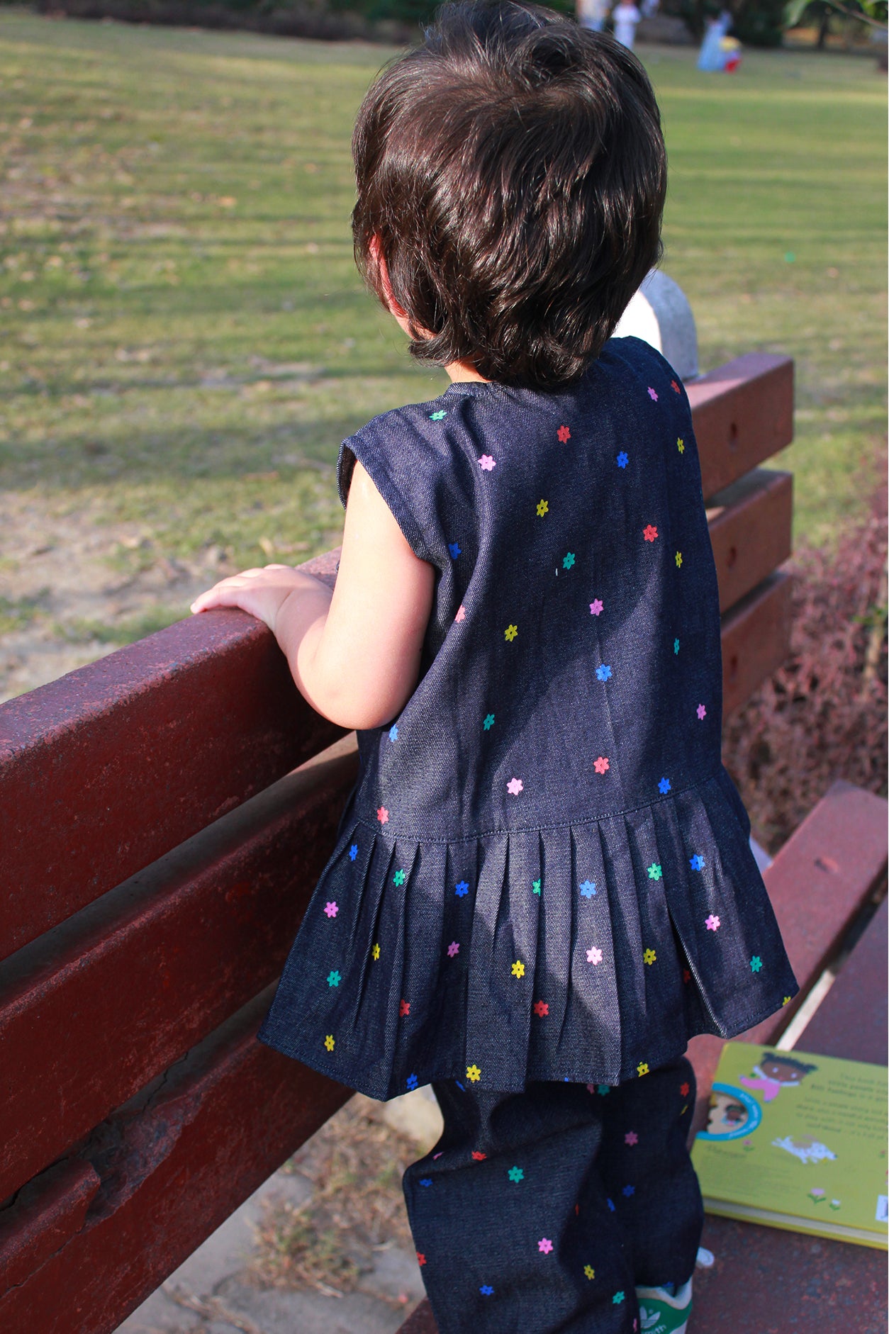 Mimi Floristry Frill Top with Pants