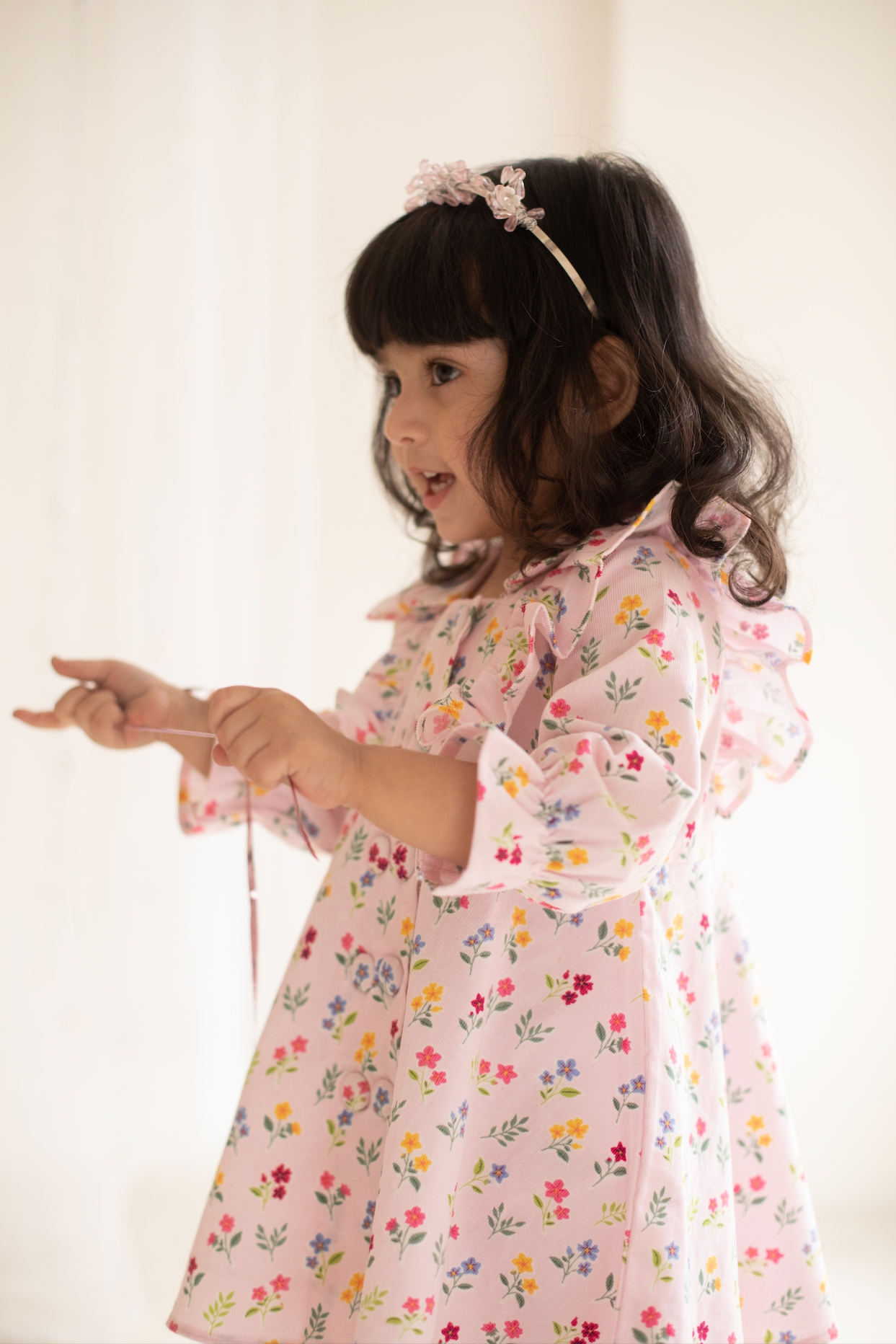 Magic Meadow Corduroy Coat Dress