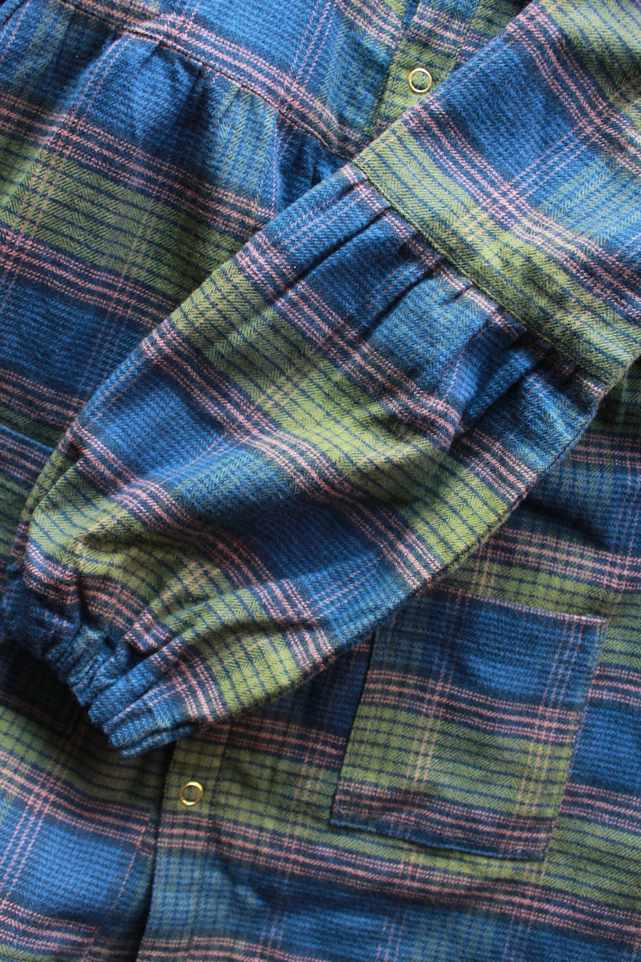 Sweet Pines Collared Flannel Dress