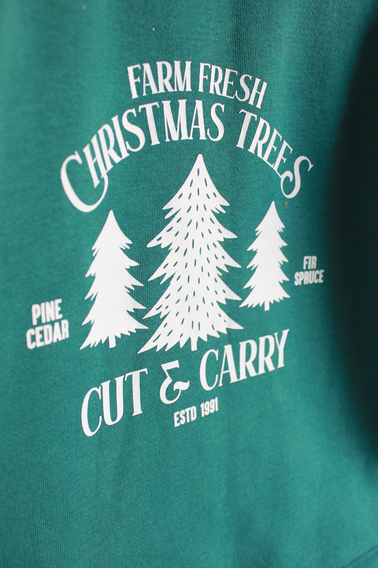 Tree Farm Sweatshirt With Stripe Pants