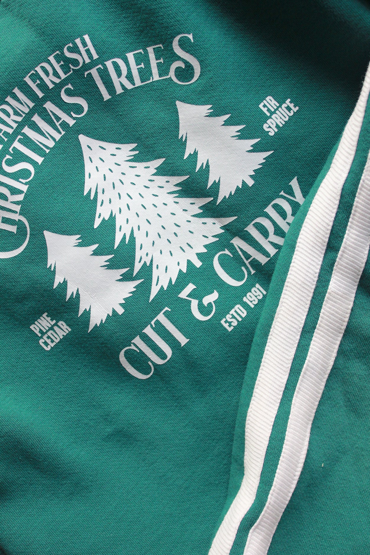 Tree Farm Sweatshirt With Stripe Pants