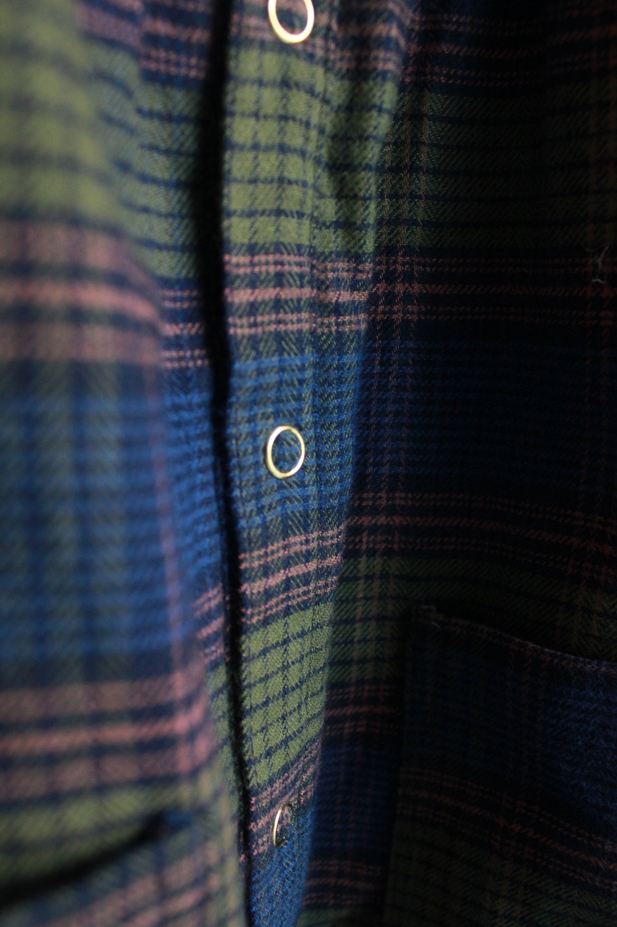 Sweet Pines Collared Flannel Dress